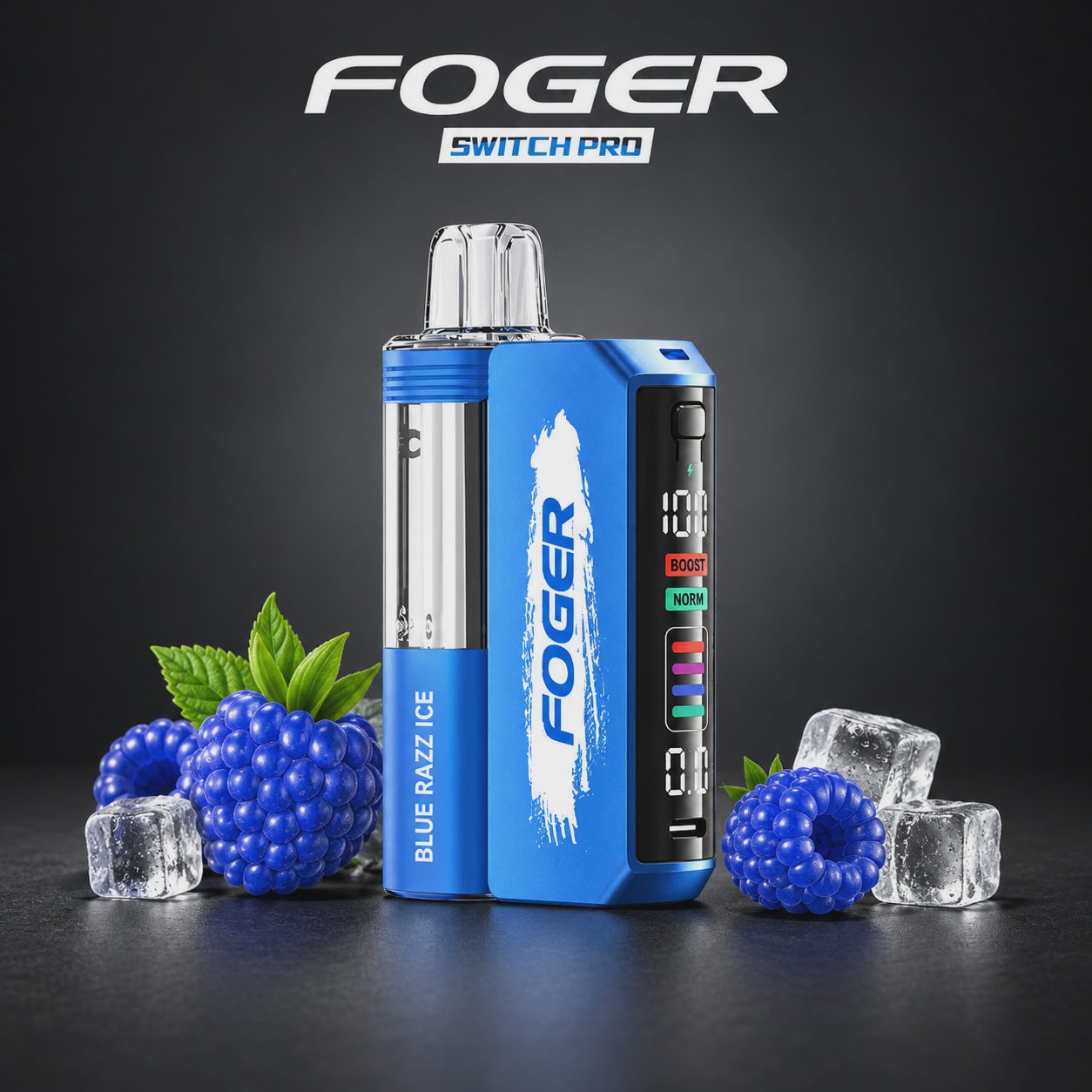 Foger Switch Pro Kit - Blue Razz Ice (Box of 5)