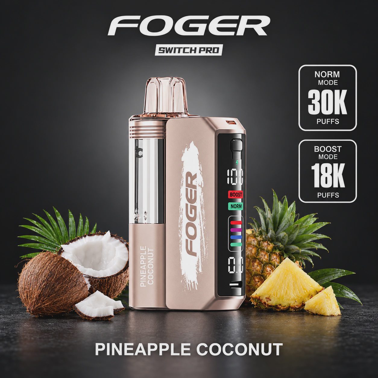 Foger Switch Pro Kit - Pineapple Coconut Ice (Box of 5)