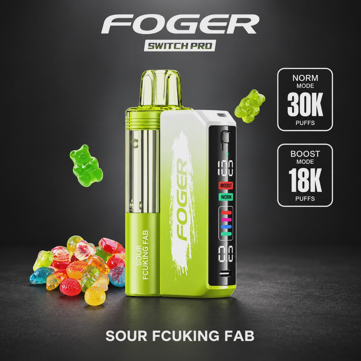 Foger Switch Pro Kit - Sour Fcuking FAB (Box of 5)