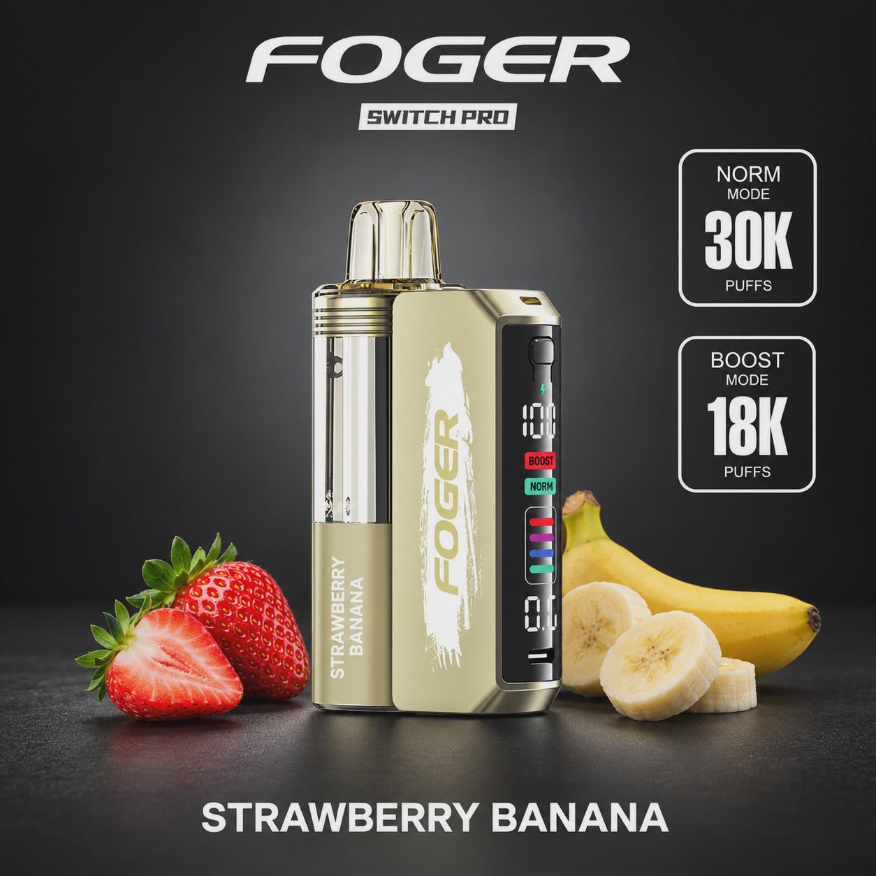 Foger Switch Pro Kit - Strawberry Banana (Box of 5)