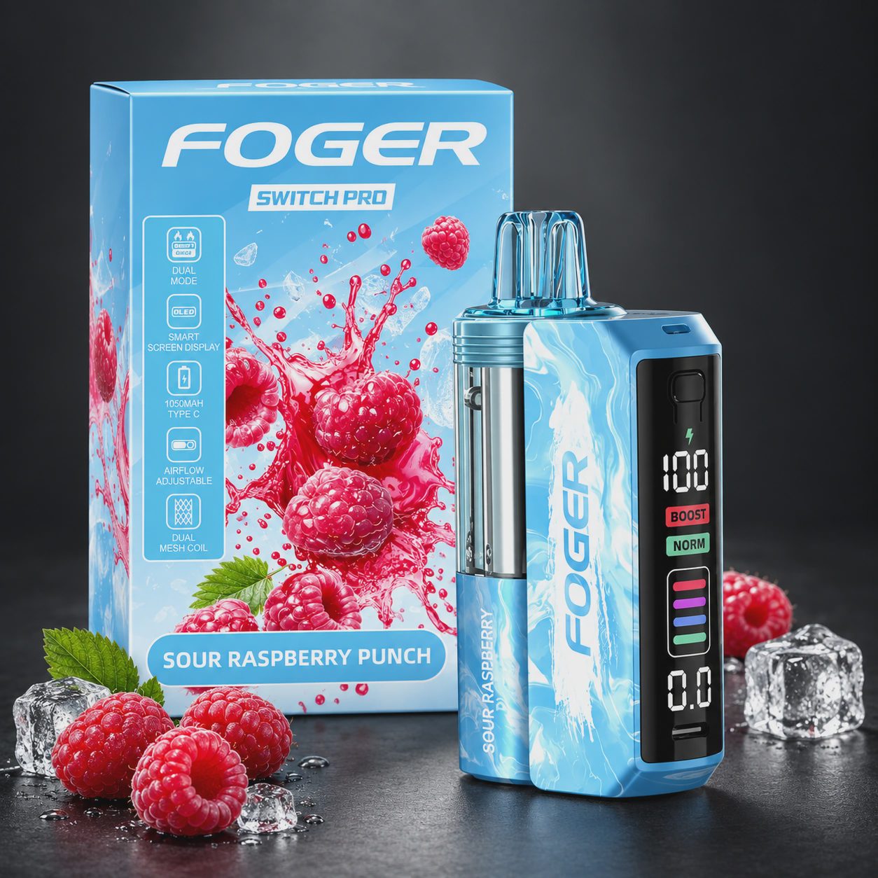 Foger Switch Pro Kit - Sour Raspberry Punch (Box of 5)