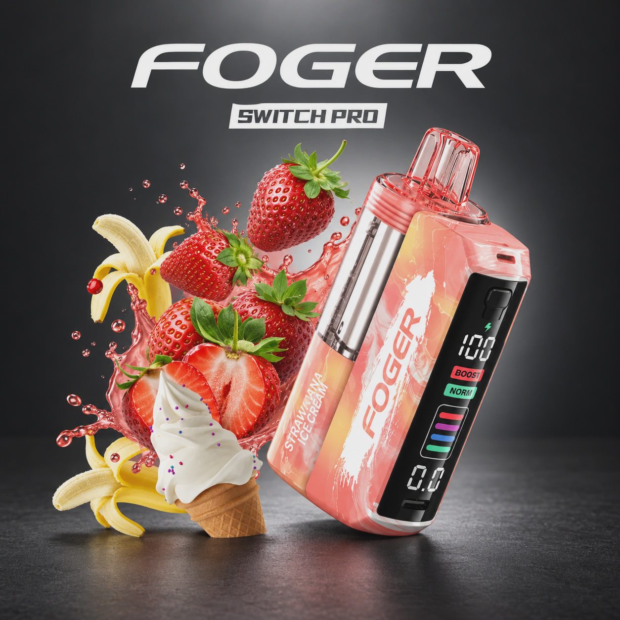Foger Switch Pro Kit - Strawnana Ice Cream (Box of 5)