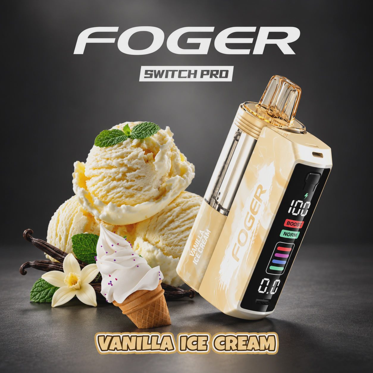 Foger Switch Pro Kit - Vanilla Ice Cream (Box of 5)