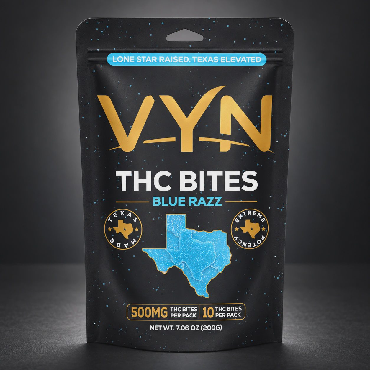 VYN THC Bites 500MG - Blue Razz (Box of 5)