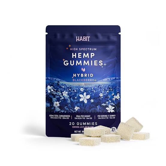 Hemp Gummies hybrid Blackberry