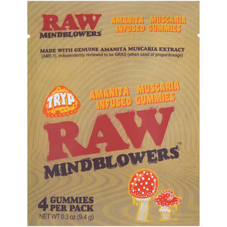 Raw Mindblowers Amanita Muscaria Gummies