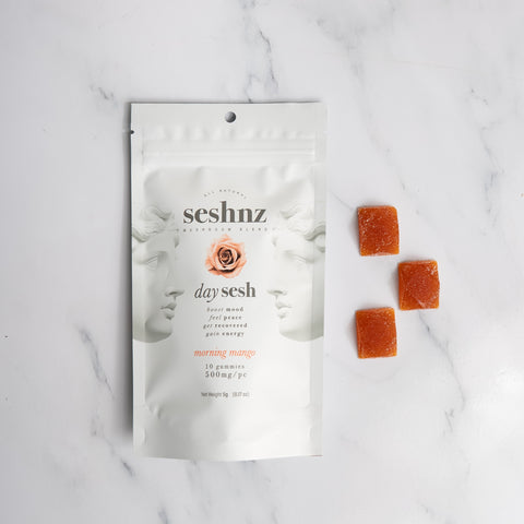 Seshnz Day Sesh Mushroom Gummies Morning Mango - 10 Ct