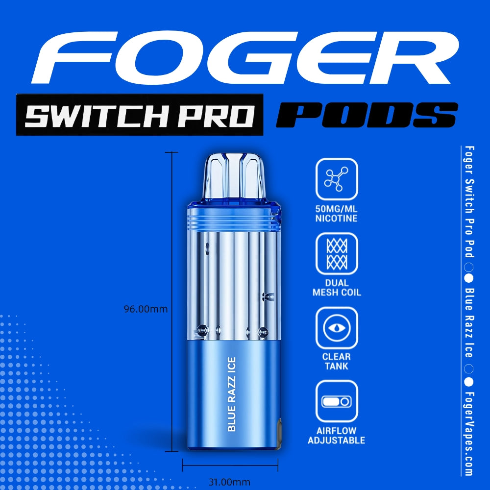 Foger Switch Pro Pod - Blue Razz Ice