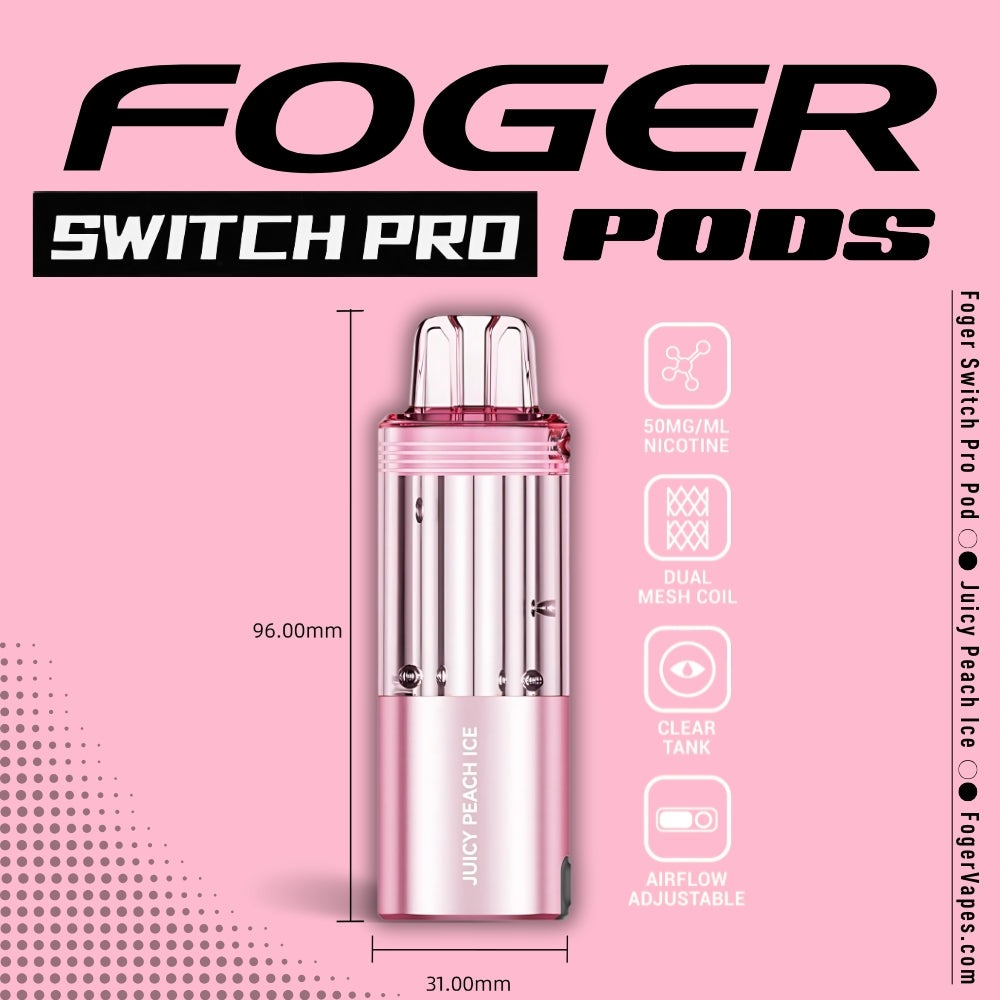 Foger Switch Pro Pod - Juicy Peach Ice