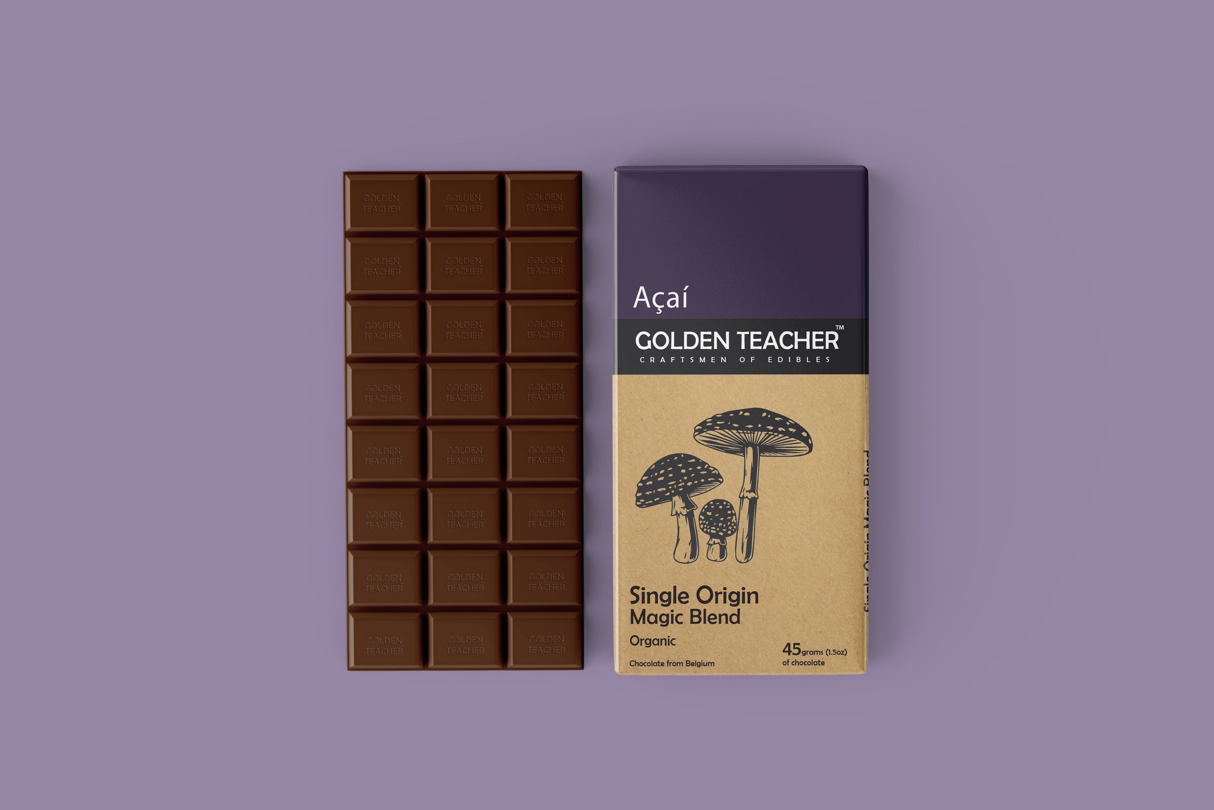 Golden Teacher Acai Chocolate Bar