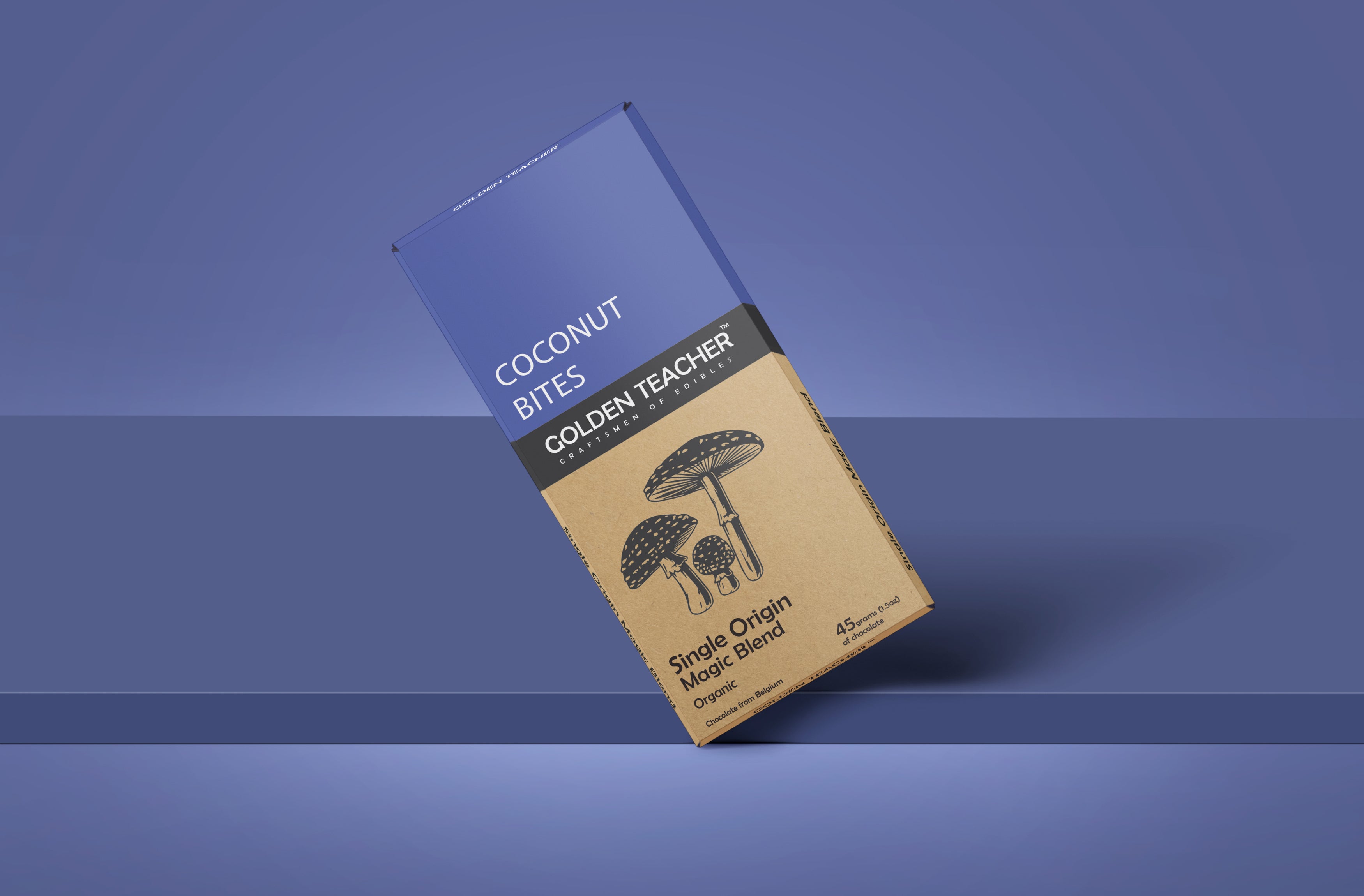 Golden Teacher Coconut Bites Chocolate Bar