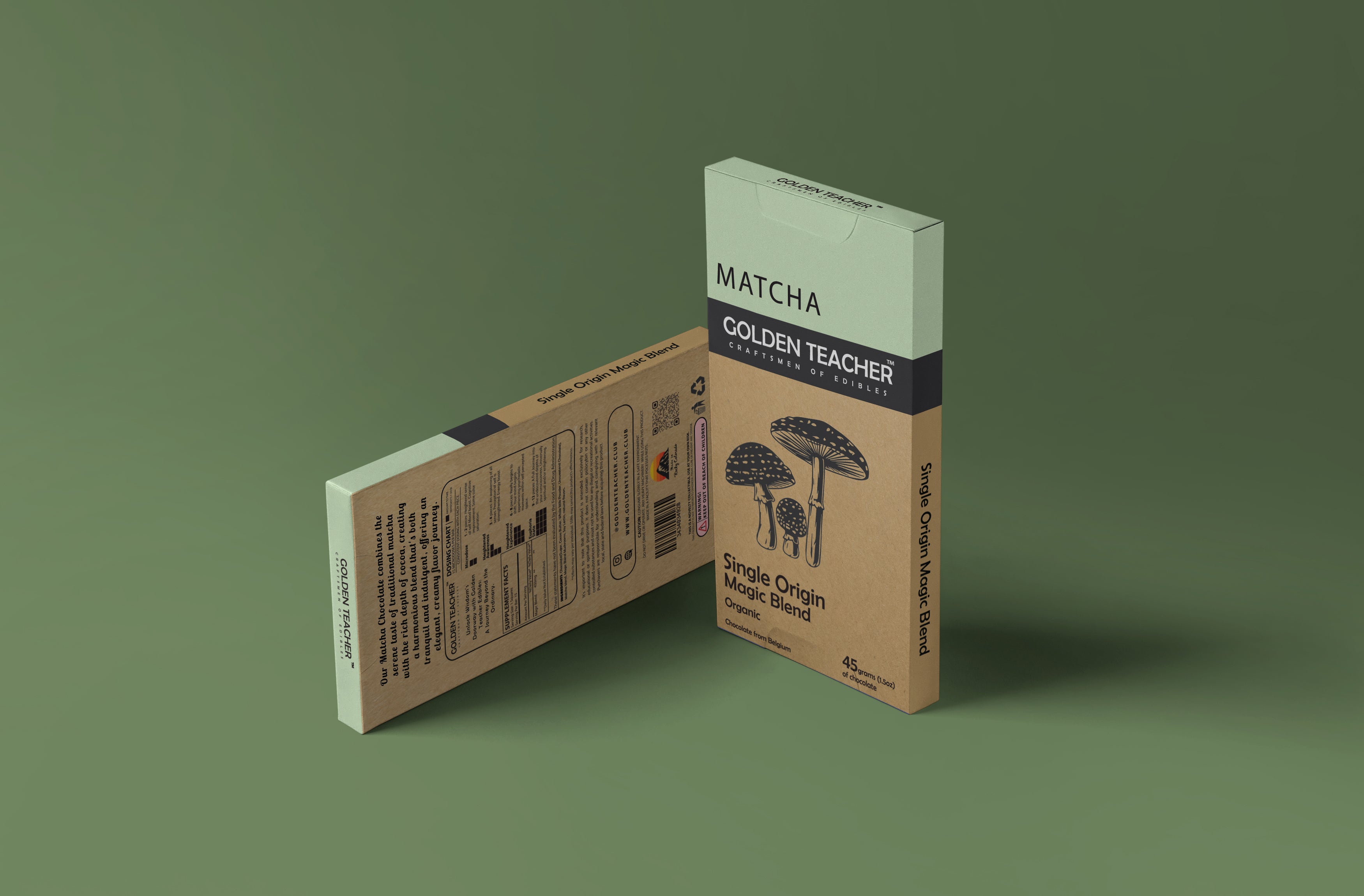 Golden Teacher Matcha Chocolate Bar